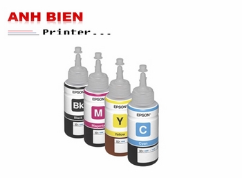 Mực in chính hãng sử dụng cho máy in phun màu Epson L555
